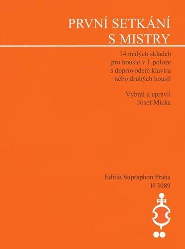 První setkání s mistry - Josef Micka