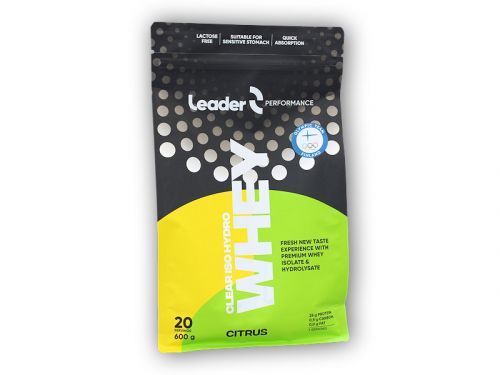 PROTEIN Leader Clear Iso Hydro Whey Protein 600g Varianta: citrus