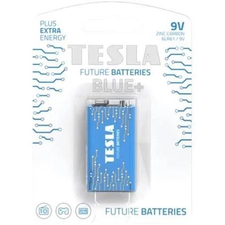 TESLA BATTERIES 9V BLUE+ (6F22 / BLISTER FOIL 1 PC)