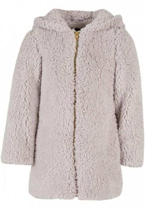 Girls Sherpa Jacket - warmgrey 122/128