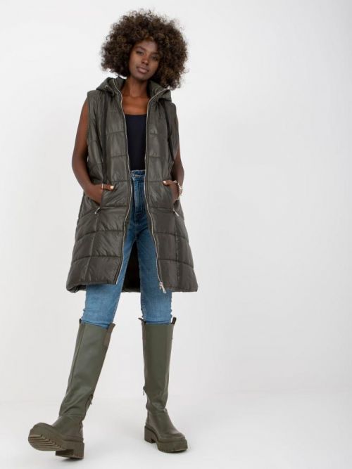 KHAKI PROŠÍVANÁ VESTA TW-KZ-BI-82019.09-KHAKI Velikost: ONE SIZE