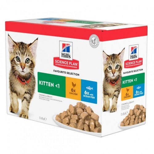 HILL'S Science Plan Feline kapsičky pro koťata 12 x 85 g