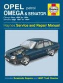 Opel Omega & Senator Service and Repair Manual(Paperback)