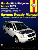 Honda Pilot, Ridgeline and Acura MDX Automotive Repair Manual - 2001-2014 (Anon)(Paperback)