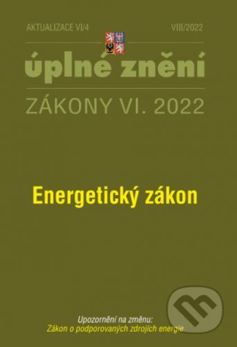 Aktualizace VI/4 - Energetický zákon - Poradce s.r.o.
