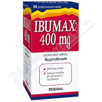 IBUMAX 400MG potahované tablety 50