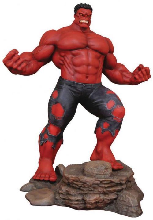 Diamond Select | Hulk - Marvel Gallery PVC Diorama Red Hulk 25 cm