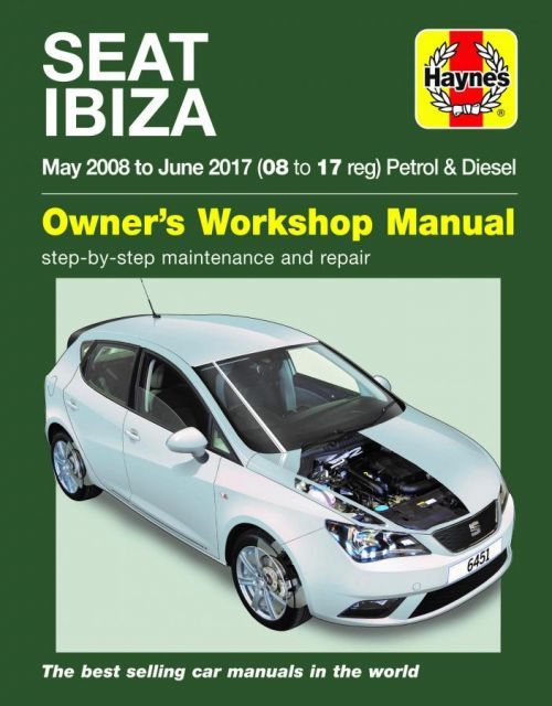 SEAT Ibiza ('08-'17) - May 2008 to June 2017 (Haynes)(Paperback / softback)