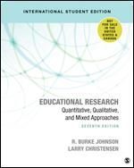 Educational Research - International Student Edition - Quantitative, Qualitative, and Mixed Approaches (Johnson Robert Burke)(Paperback / softback)