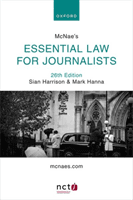 McNae's Essential Law for Journalists (Harrison Sian (Law Editor Law Editor PA Media))(Paperback / softback)