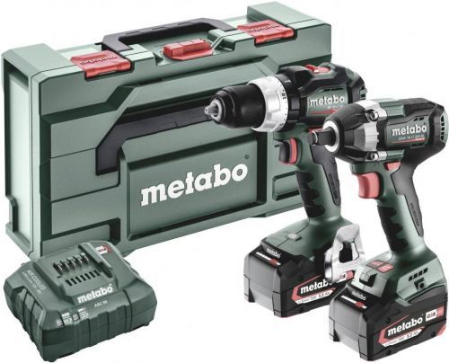 Metabo BSLBL plus SSWLT300BL -aku vrtací šroubovák, aku rázový utahovák  akumulátor, vč. nabíječky