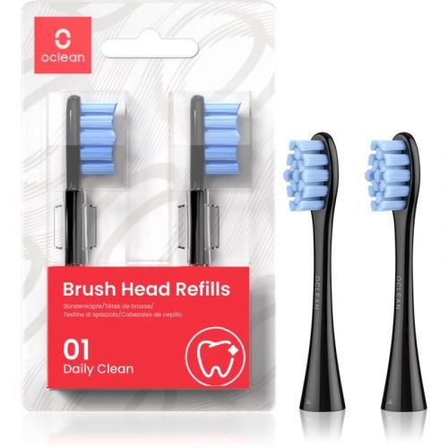 OClean Brush Head Standard Clean P2S5 náhradní hlavice pro zubní kartáček 2 ks P2S5 B02 Black
