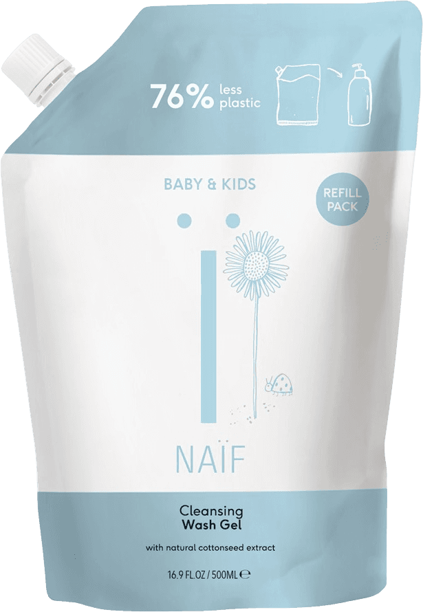 Naïf Čisticí a mycí gel pro děti a miminka - náhradní náplň 500 ml