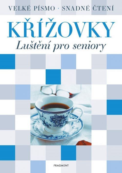Křížovky – Luštění pro seniory (modré) - autora nemá