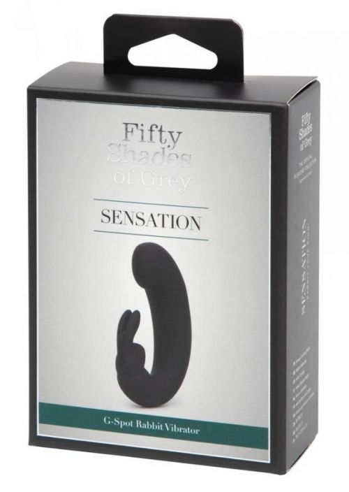 Fifty Shades of Gray - Sensation rechargeable G-spot vibrator with clitoral arm (black)