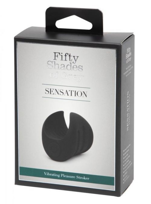 Fifty Shades of Gray - Sensation rechargeable glans vibrator (black)