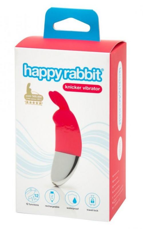 Happyrabbit Knicker - rechargeable clitoral vibrator (red)