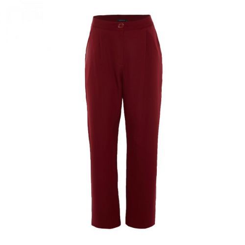 Trendyol Claret Red Wide Leg Trousers