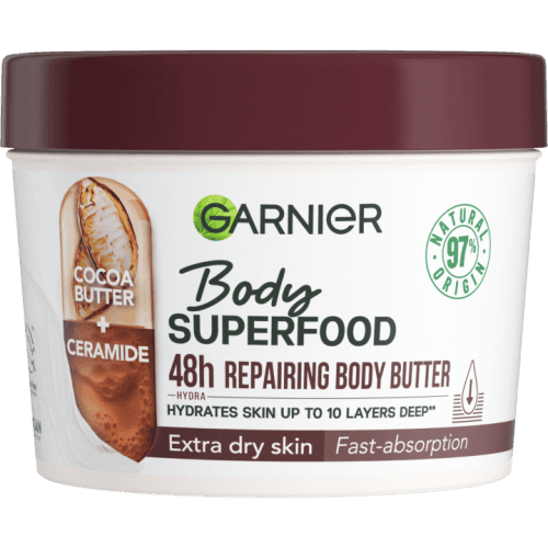 GARNIER Body Superfood tělové máslo s kakaem 380 ml