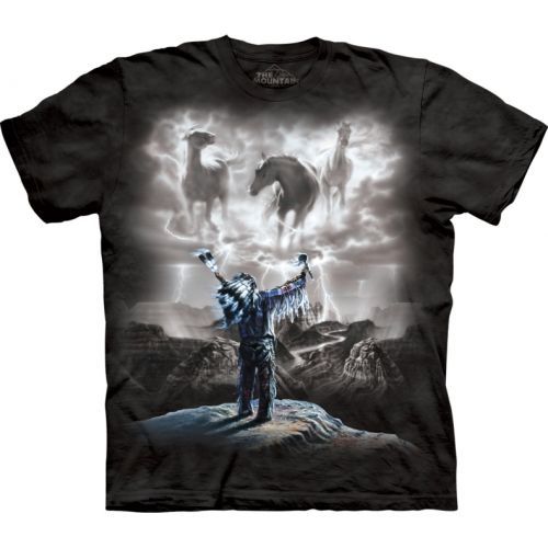 Tričko unisex The Mountain Summoning the Storm - černé, XXL