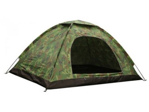 Turistický stan pro max. 3 osoby, 2x2m, maskáčový