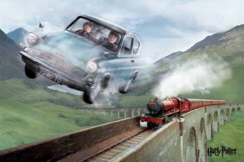 POSTERS Plakát, Obraz - Harry Potter - Flying Ford Anglia, (120 x 80 cm)