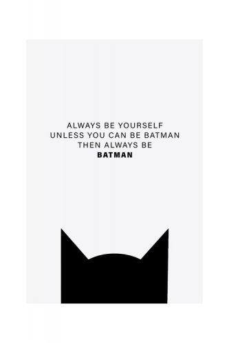 POSTERS Plakát, Obraz - Finlay & Noa - Always be Batman, (40 x 60 cm)