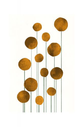 POSTERS Plakát, Obraz - Kubistika - Waterflowers no.2, (40 x 60 cm)