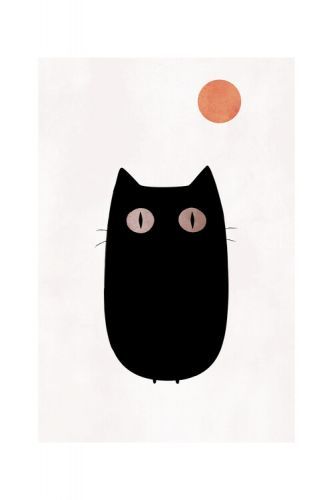 POSTERS Plakát, Obraz - Kubistika - The cat, (40 x 60 cm)