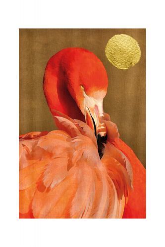 POSTERS Plakát, Obraz - Kubistika - Flamingo, (40 x 60 cm)