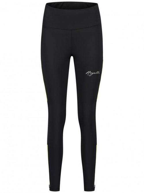 CORE, dámské běžecké kalhoty, černá-reflexní žlutá 2XL