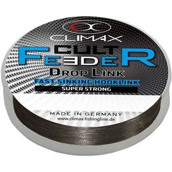 CLIMAX CULT Feeder Droplink potápěvá šňůra šedá 10m 0,06mm / 3,2kg