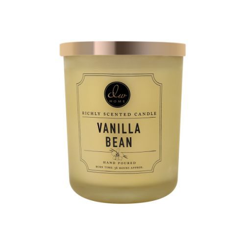 DW Home Vanilla Bean vonná svíčka ve skle s perleťovým víčkem a lahodnou vůní vanilky  425,53 g