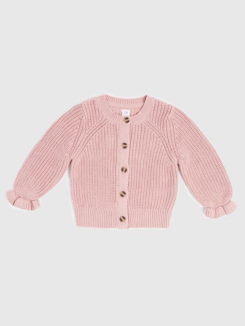 GAP Cardigan dětský Růžová