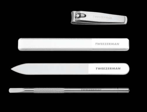 Tweezerman Glass Manicure Set, Sada na manikúru se skleněnými pilníky