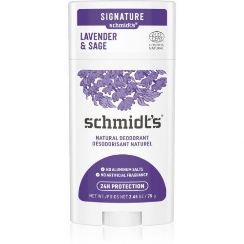 Schmidt's Lavender & Sage tuhý deodorant 58 ml