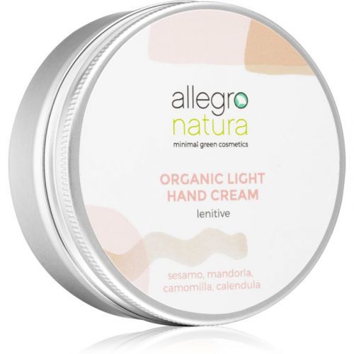 Allegro Natura Organic lehký hydratační krém na ruce 60 ml