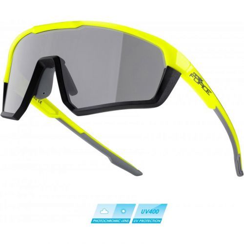 Brýle Force Apex - fotochromatické sklo, žlutá fluo-černá