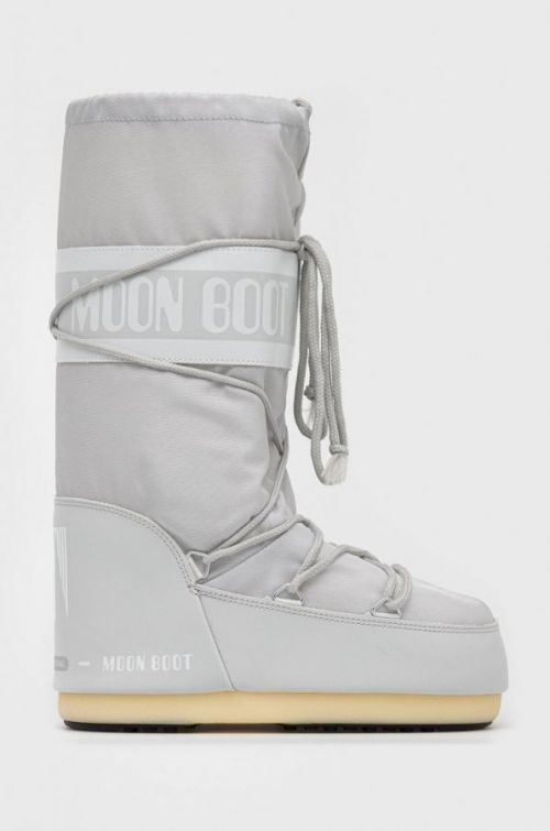 Sněhule Moon Boot Icon Nylon šedá barva