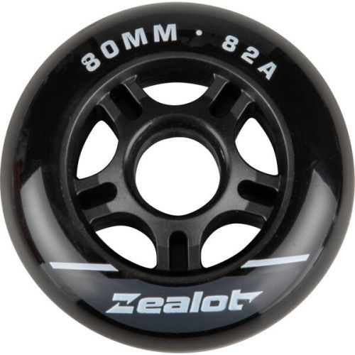 Zealot INLINE WHEELS 4 PACK 80-82A Sada in-line koleček, černá, velikost UNI