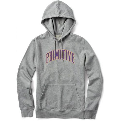 Mikina Primitive Collegiate Arch Hoodie - Šedá - L