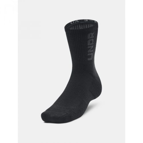 Under Armour Ponožky UA 3-Maker 3pk Mid-Crew-BLK - unisex