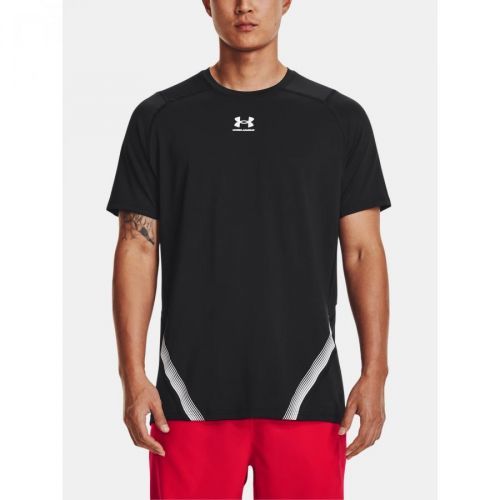 Under Armour Tričko UA HG Armour Nov Fitted SS-BLK - Pánské