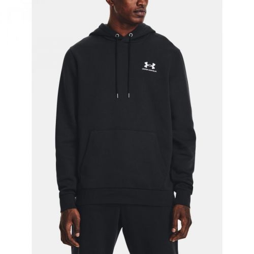 Under Armour Mikina UA Essential Fleece Hoodie-BLK - Pánské