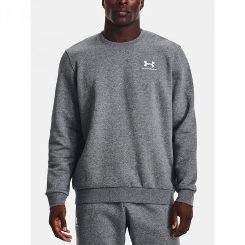 Under Armour Mikina UA Essential Fleece Crew-GRY - Pánské
