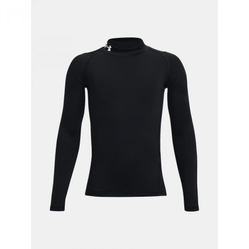 Under Armour Tričko UA HG Armour Mock LS-BLK - Kluci