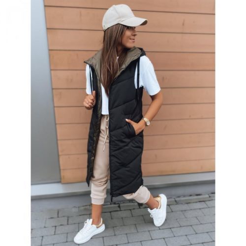 Women's vest ASPELLA black Dstreet TY3000