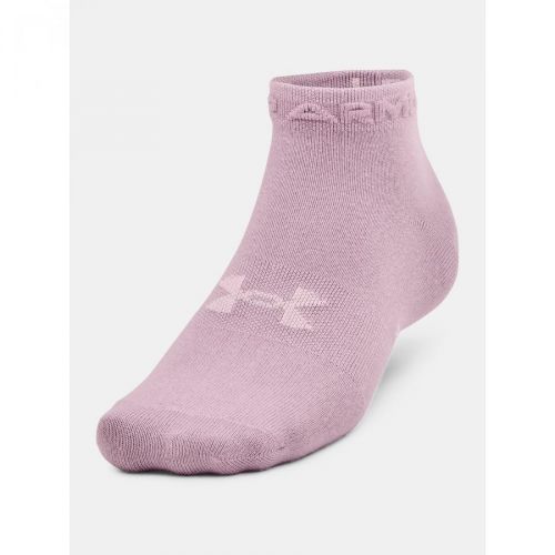 Under Armour Ponožky UA Essential Low Cut 3Pk-PNK - unisex