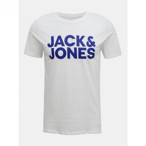 Bílé pánské tričko Jack & Jones - Pánské