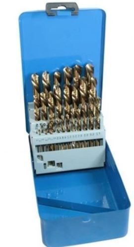 Sada vrtáků do kovu HSS4241, 1,5-12,7 mm, 29 ks - QUATROS QS14129A
